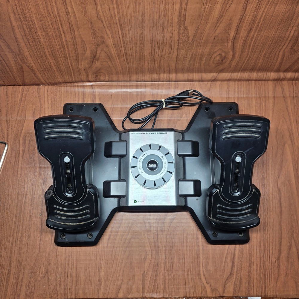 Saitek Pro Flight Rudder Pedals PZ35 USB Flight Simulator Gaming Controller PC